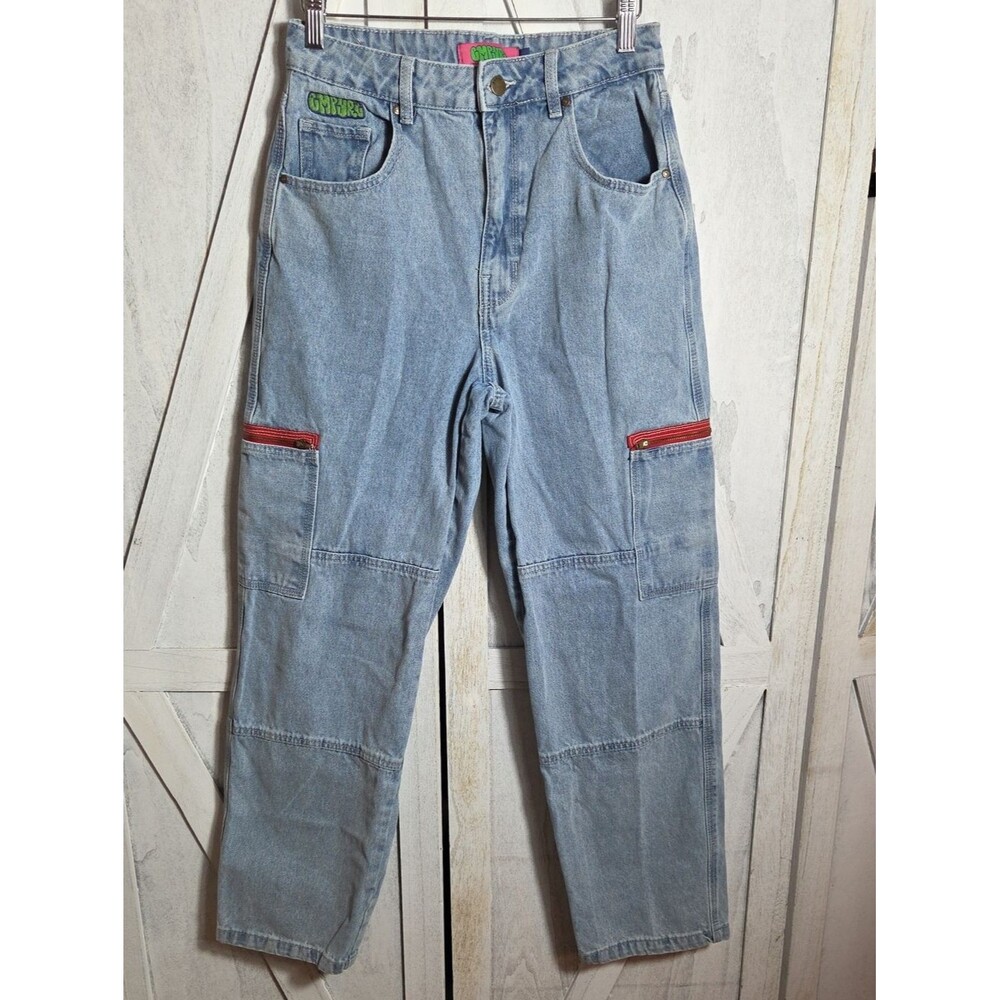 Empyre 100% Cotton Straight Leg Cargo Jeans Size 6